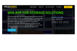 Web App For Storage Solutions